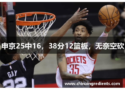 申京25中16，38分12篮板，无奈空砍